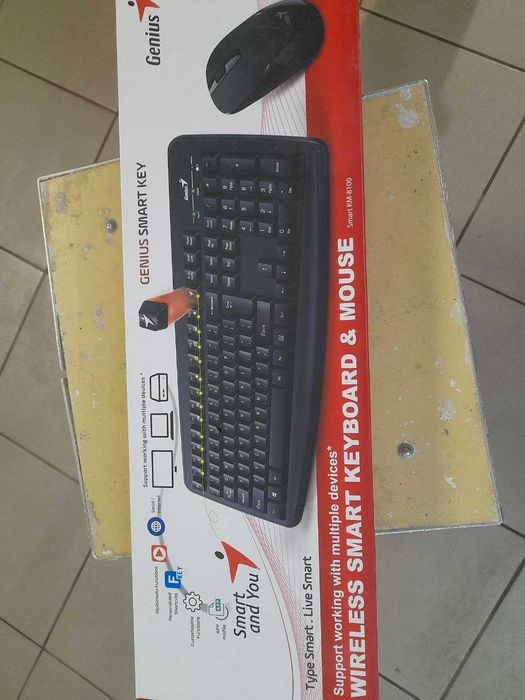 Комплект бездротовий клавіатура + миша Genius Smart KM-8200 WL