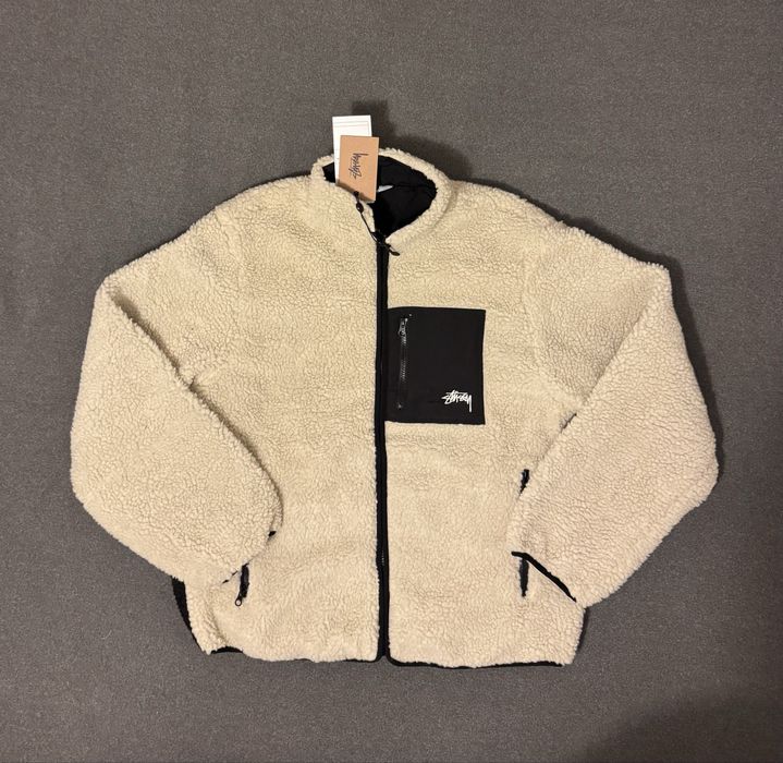 Nowa Oryginalna Szerpa Stussy | Kurtka zimowa Stussy damska S-XL