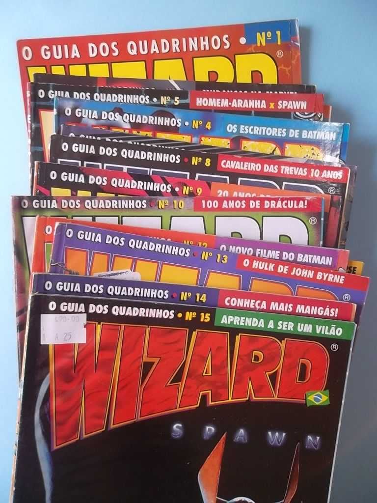 WIZARD (brasileira) - Coleção da 1ª e 2ª séries com BRINDES !