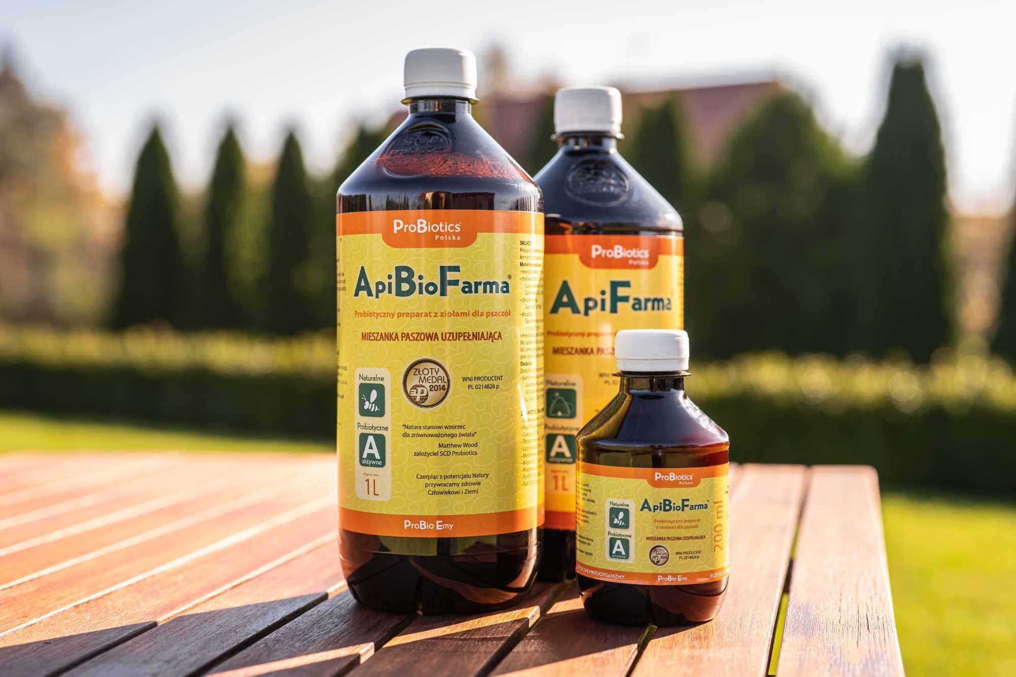Probiotyk dla pszczół z ziołami ApiBioFarma 1L Probiotics