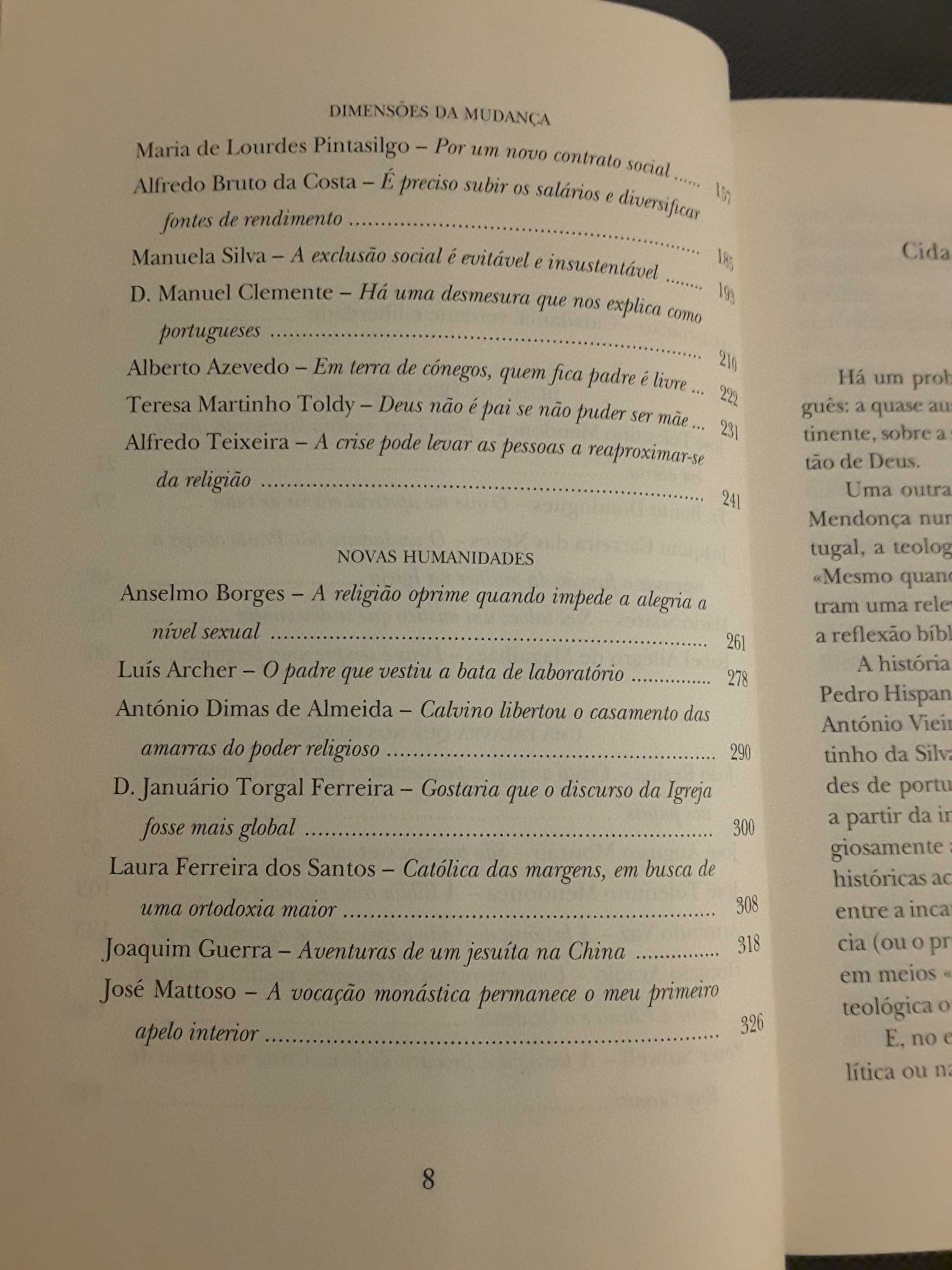 Sedas Nunes: Princípios de Doutrina Social/Conversas com Deus em Fundo