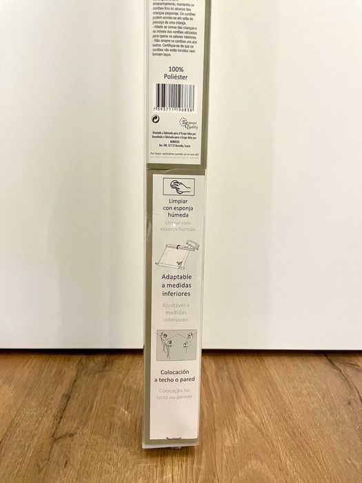 Estore de Rolo Translucido Liso - Branco