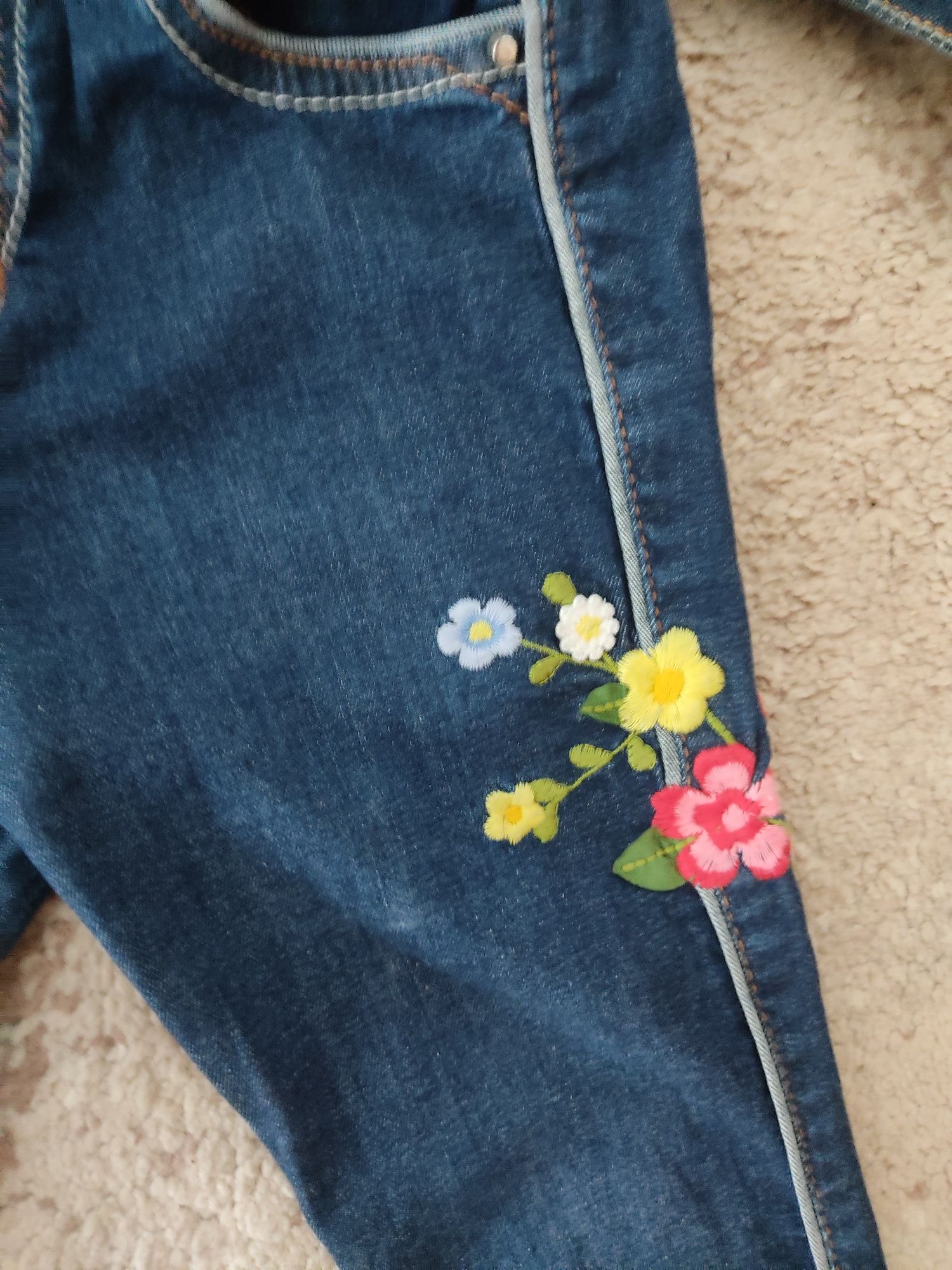 Mayoral 24m 92 cm komplet jeans hafty spodnie bluza j.nowe.