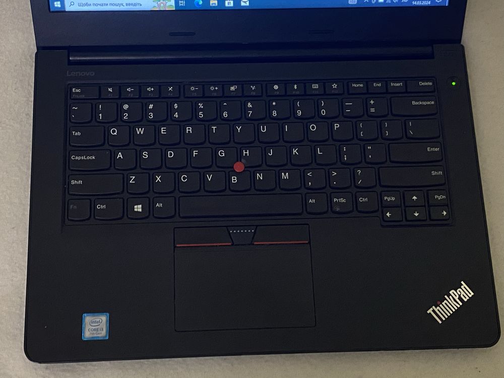 Lenovo ThinkPad e470 i3-7100u/ddr4-4Gb/256Gb 14" FullHD