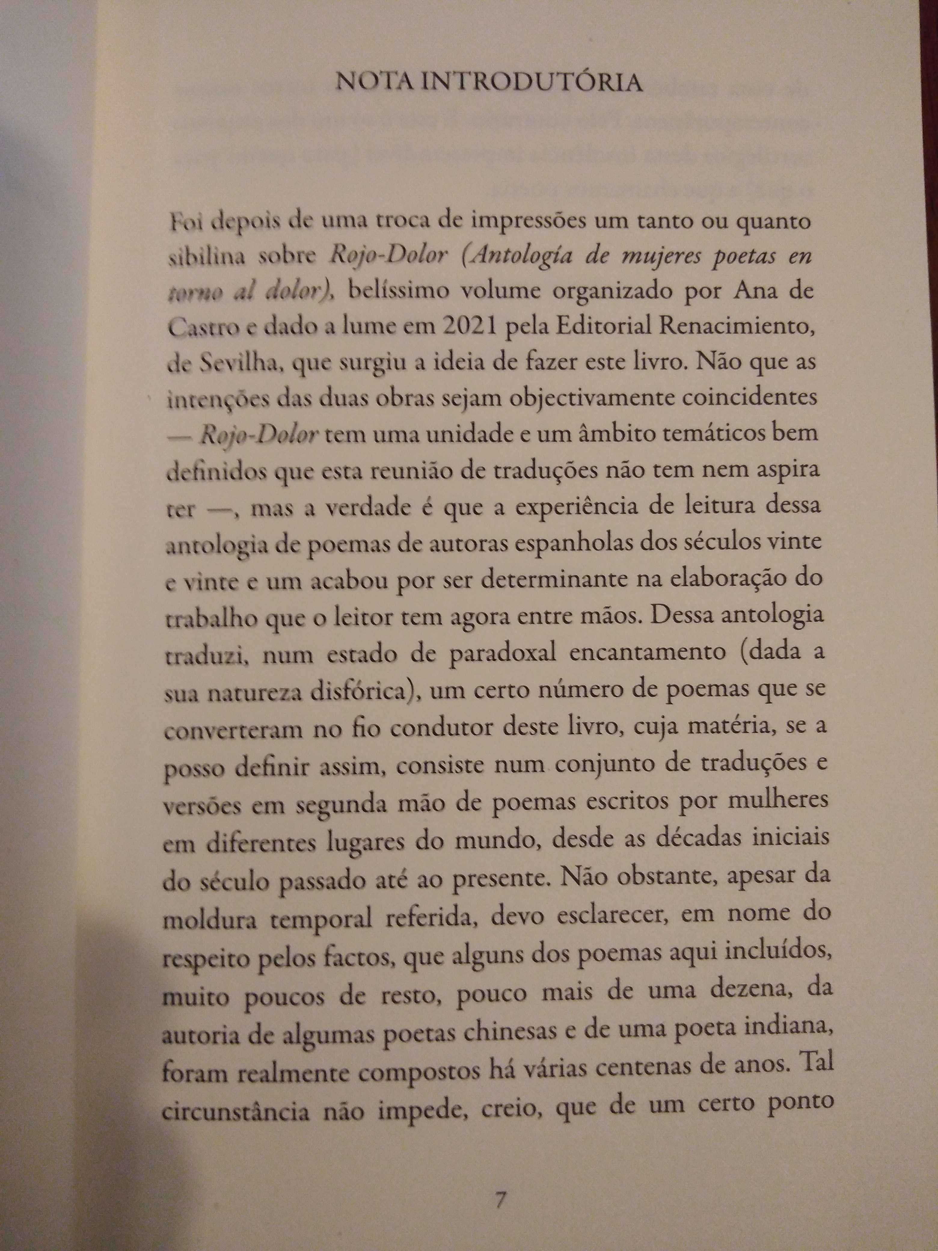 A única maneira de esquecer a beleza, poesia traduzida