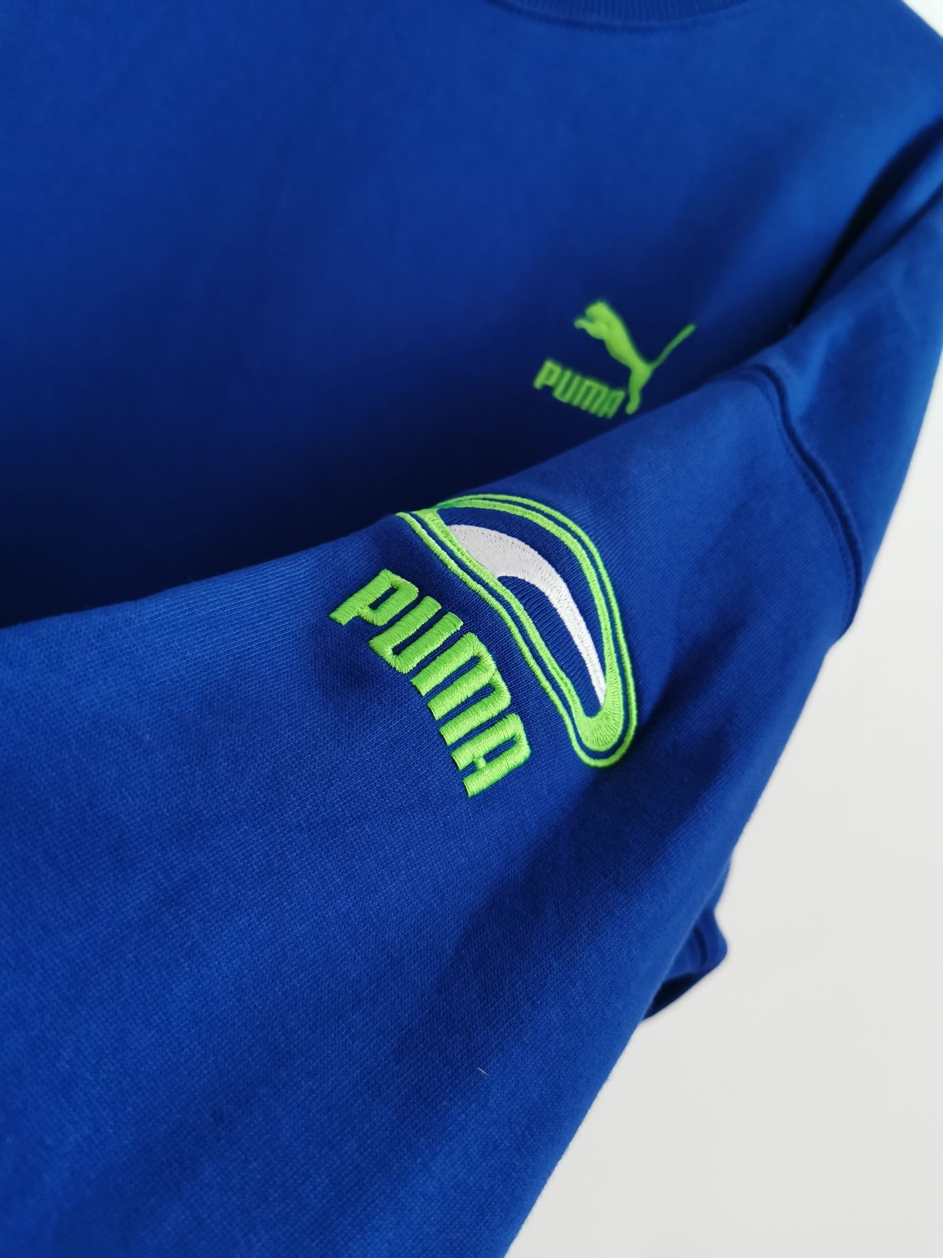 Puma bluza sportowa męska logowana IDEAŁ ORYGINAŁ S/M