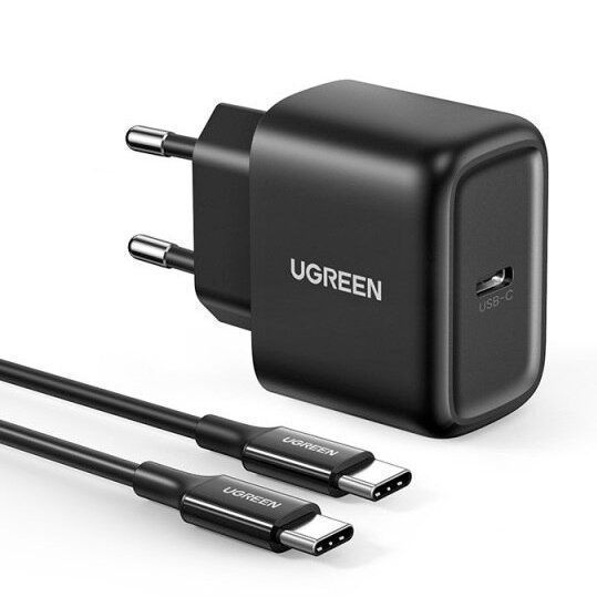 Ładowarka sieciowa USB Typ C 25W Power Delivery + kabel 2M Ugreen