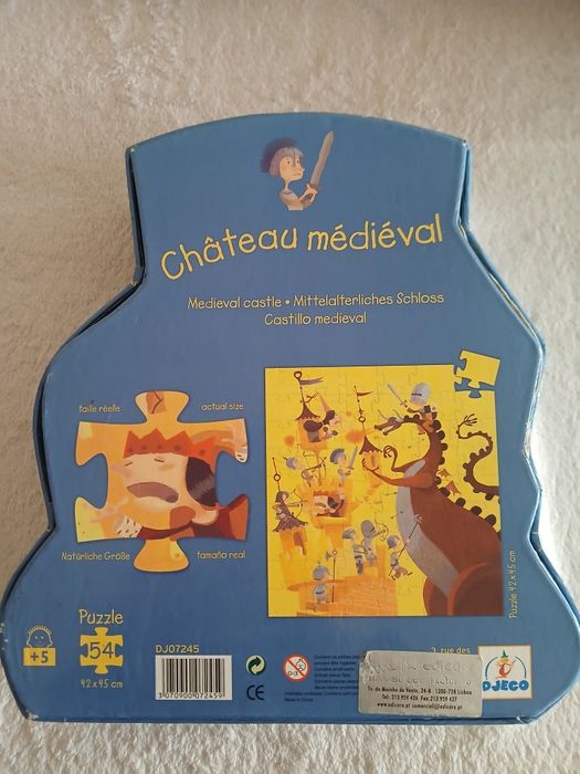 Vendo puzzles da DJECO Castelo Medieval / A Coruja