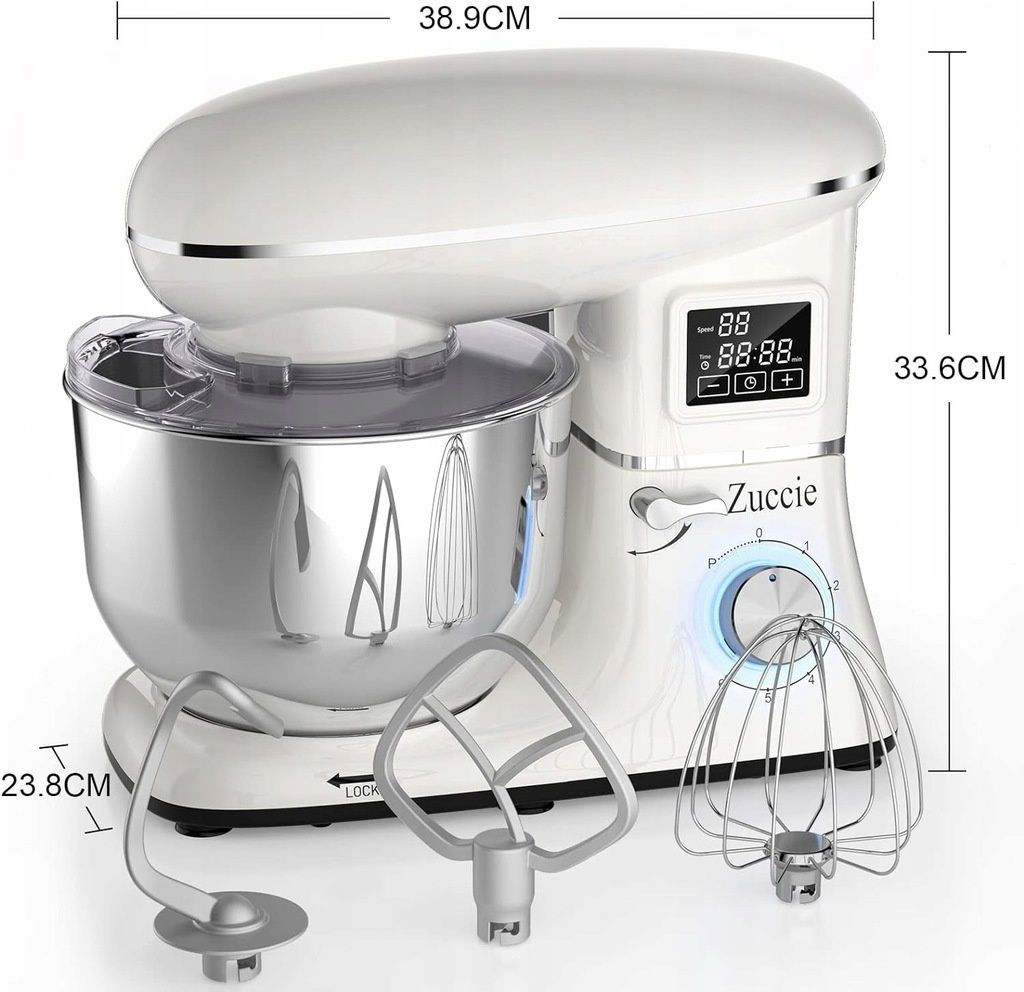 Zuccie MasterChef 1500 W Robot Kuchenny  Biały Elegance

Kolor: Biały