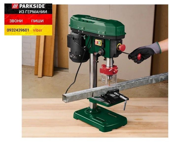 Сверлильный станок дрель настольная из ГЕРМАНИИ Parkside PTBM 400 B1