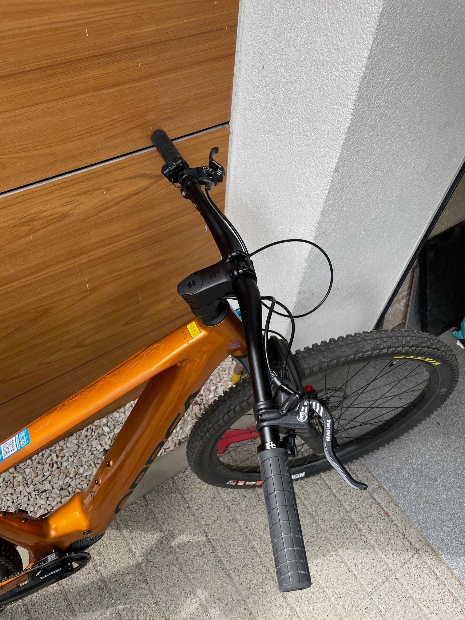 Orbea urrun 10 rower elektryczny pomarańczowy prawie nowy gwarancja