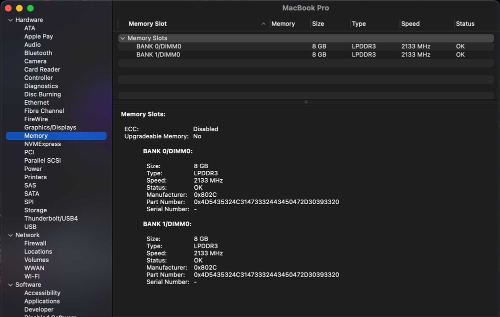 MacBook Pro 15" 2016 i7/16GB/256GB