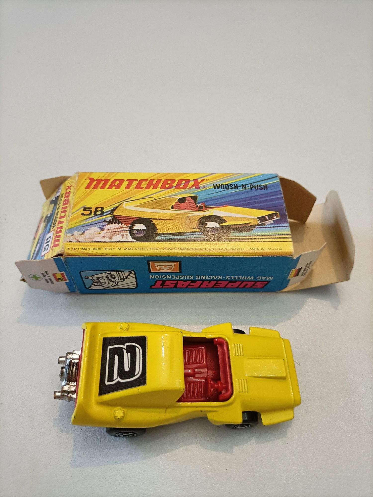 Matchbox, Superfast, Woosh-N-Push, n° 58 de 1972