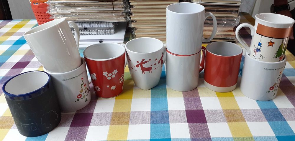 10 Canecas Coleção alusivas Natal