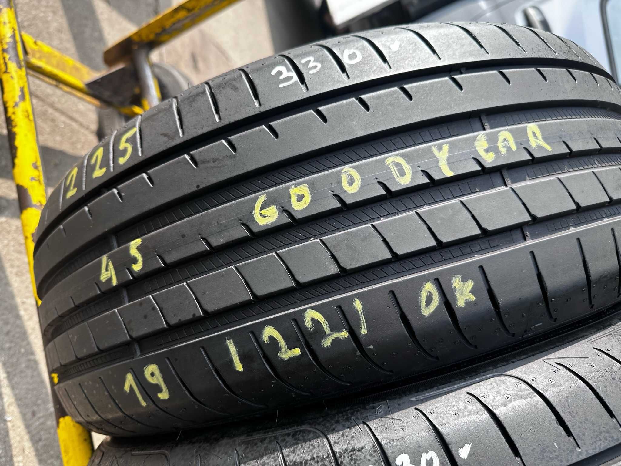 2 OPONY LETNIE 225/45R19 96W GoodYear EAGLE F1 ASYMMETRIC 3 6.2MM 2022
