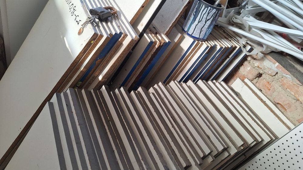 Дсп плита  біла різні розміри полички