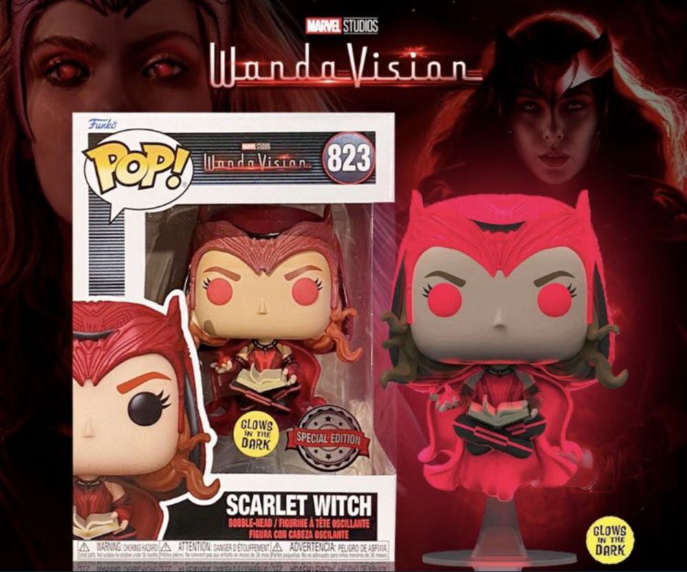 Funko POP! Scarlet Witch 823 GITD SPECIAL EDITION