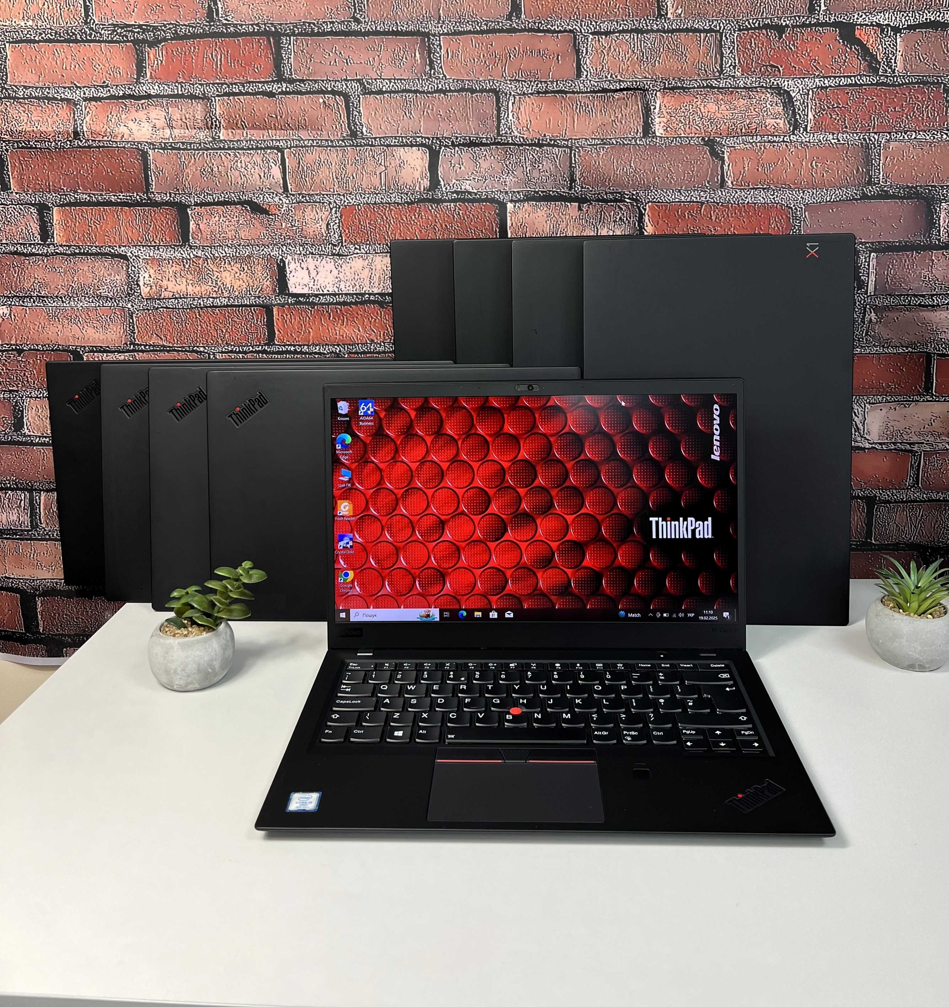 Ноутбук Lenovo ThinkPad X1 Carbon Gen 6·i5-8350U·8GB+SSD512GB·IPS