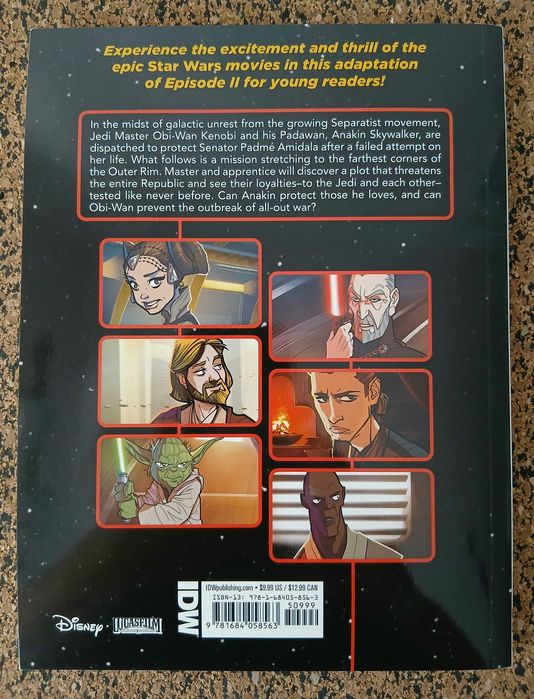 Attack of the Clones - graphic novel adaptation (Star Wars Episode 2)