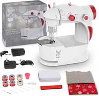 Máquina de costura para iniciantes, com kit de Natal