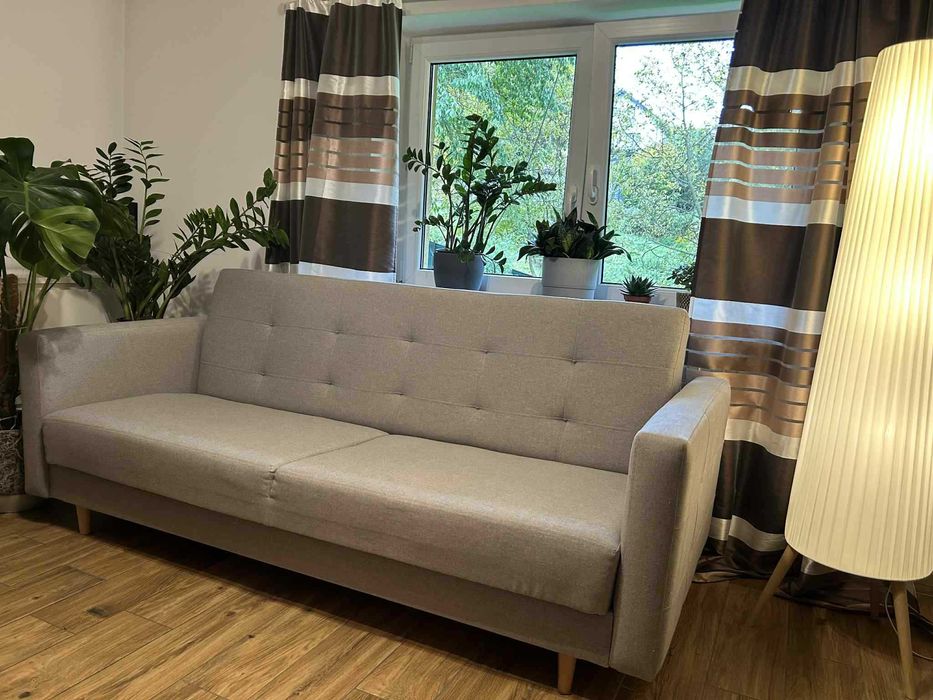 Sofa Wersalka Kanapa z funkcją spania i pojemnikiem na pościel