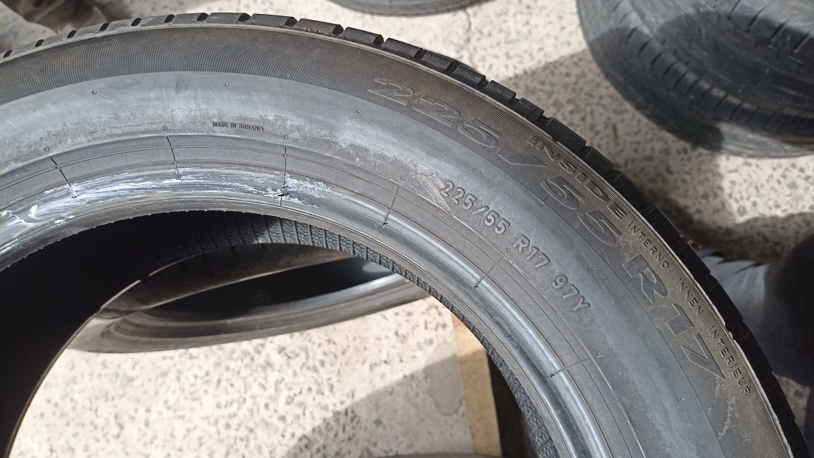 Шини Літо Pirelli 225/55/17 5,5-6mm 4шт. 2021р.