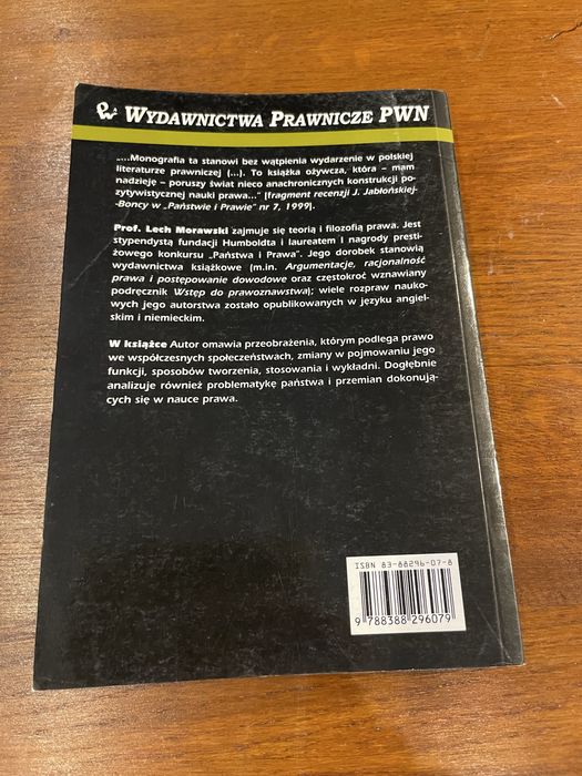 Książka Główne problemy współczesnej filozofii prawa.