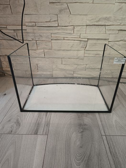 Akwarium z owalnym przodem dla żółwia rybki akwariowe 40x25 25L owal