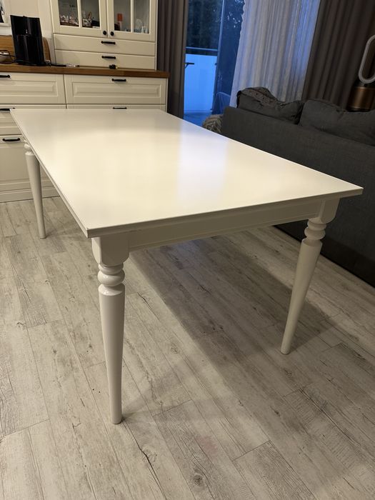 Stół IKEA Ingatorp rozkładany biały
