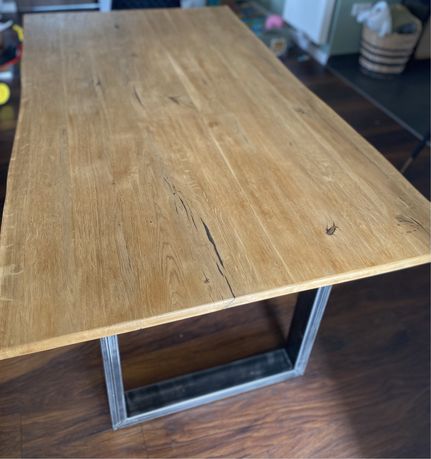 Stół loft lite drewno loftowy 160