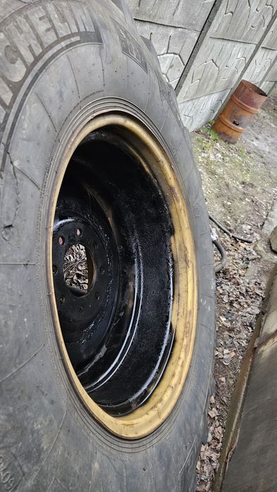 felga koło opona cat caterpillar 428c 428d 432d 100% sprawna