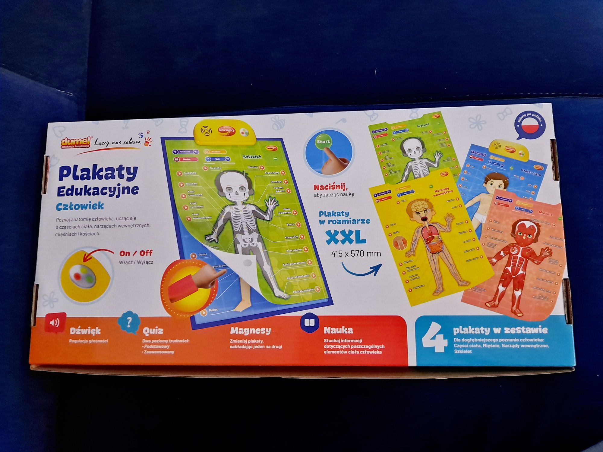 Nowa gra Dummel plakaty edukacyjne człowiek