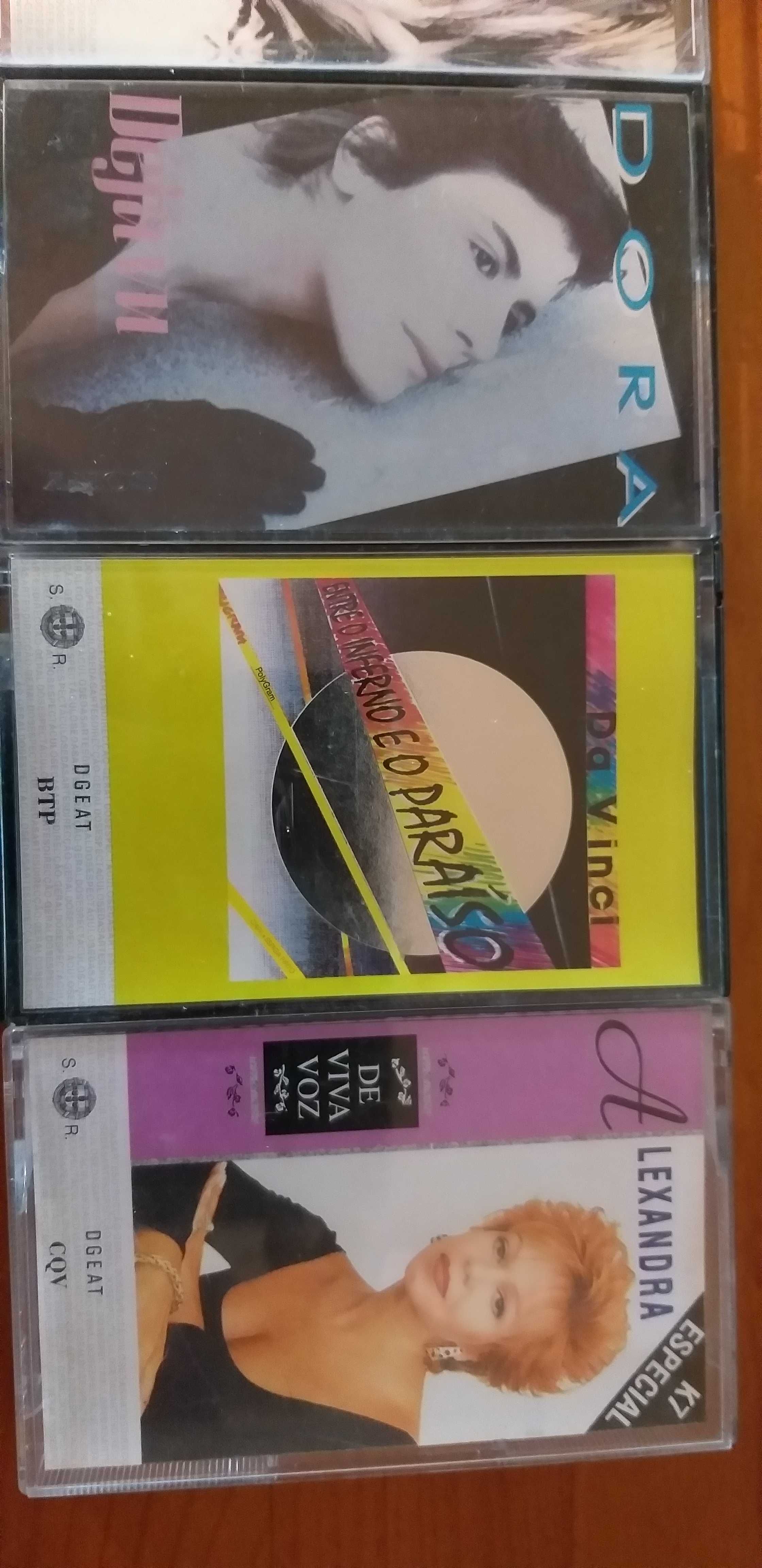 Cassete tapes musica PT Dora, Da Vinci, Adelaide Ferreira, Alexandra