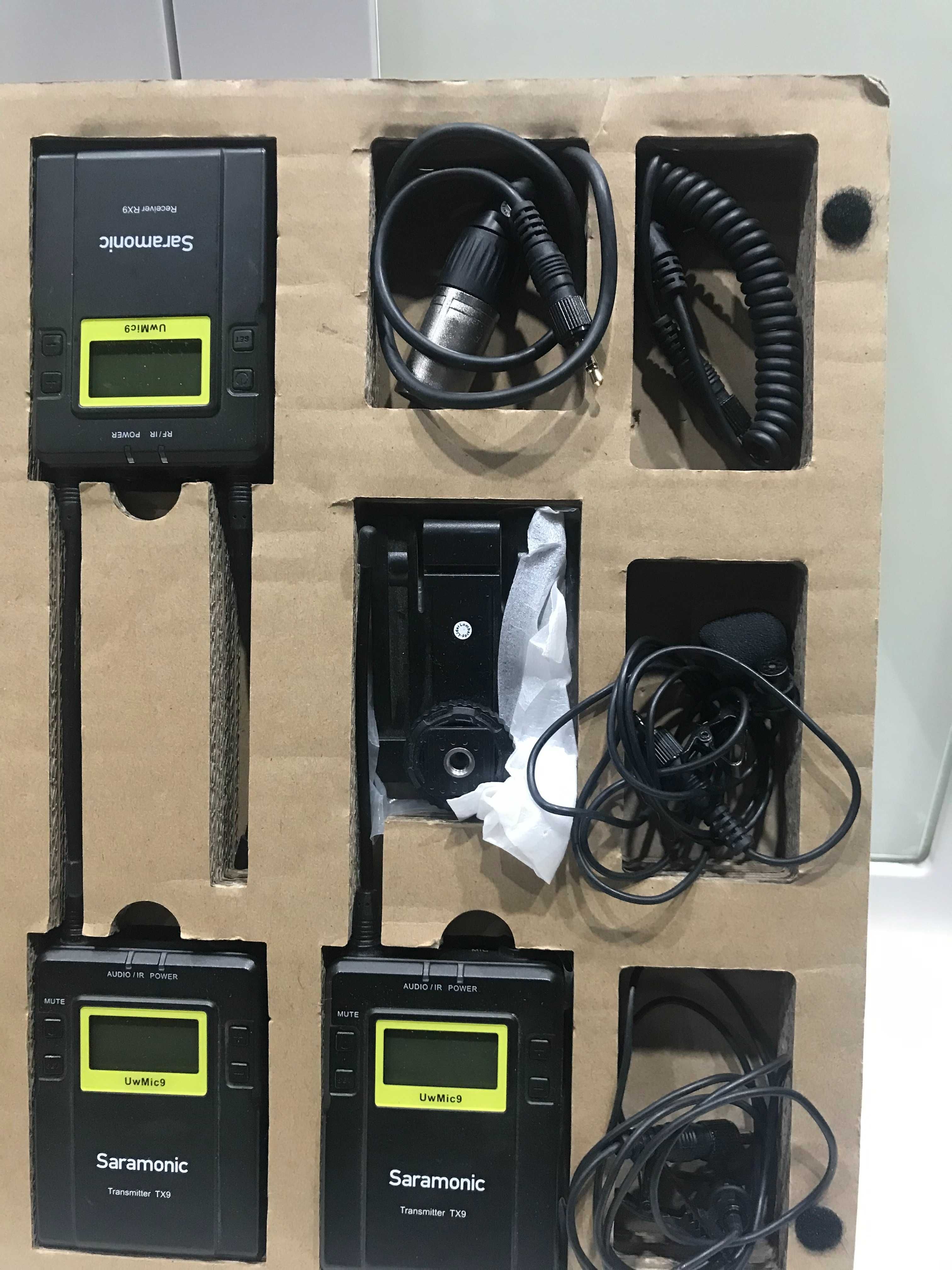 Saramonic UwMic9 RX9 + 2x TX9