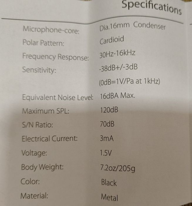 Maono profesjonalny mikrofon Zestaw