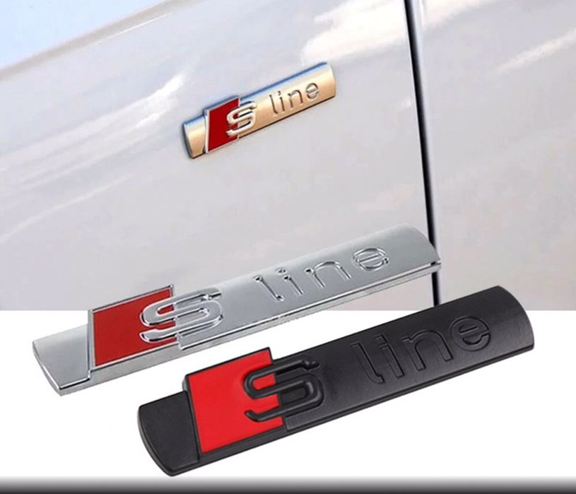 Наклейки шильдики эмблема S Line R line Supercharged суперчардж