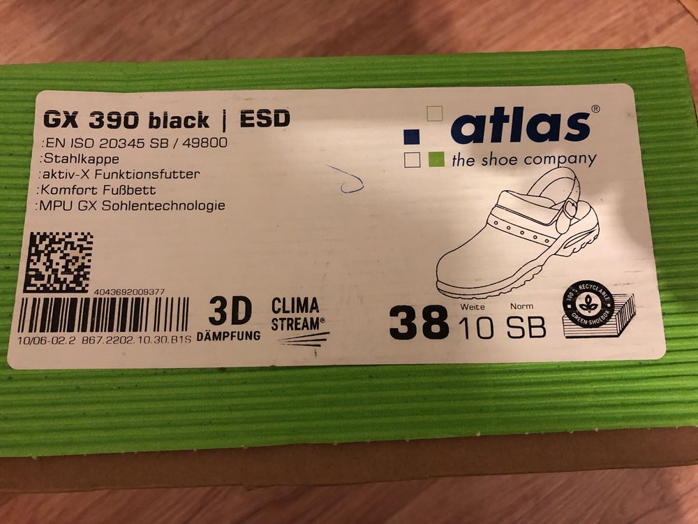 Klapki robocze Atlas