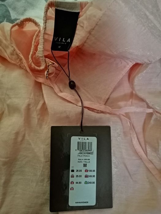 VILA _ bluzka top bluzeczka na ramiączkach Haftowana Wiskoza _ NOWA!