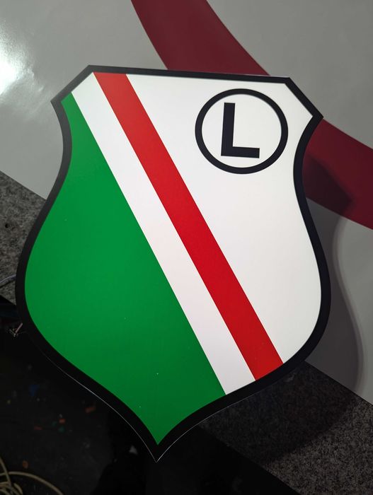 Logo herb Legia podświetlany