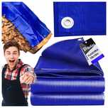 Plandeka niebieska Bradas  10x15 GRUBA Outlet