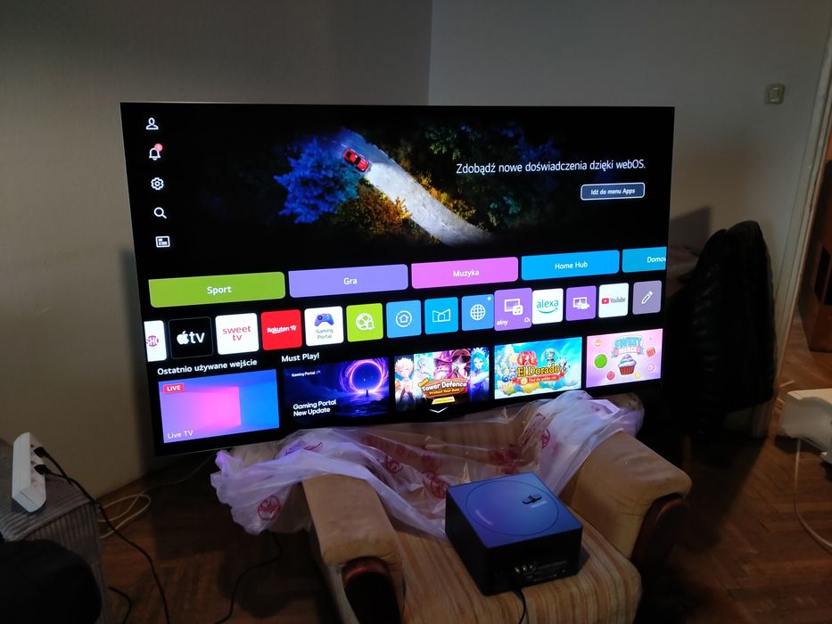 LG65M49LA Oled Evo 4K UHD 144Hz zeroConnect bezprzewodowy gwarancja