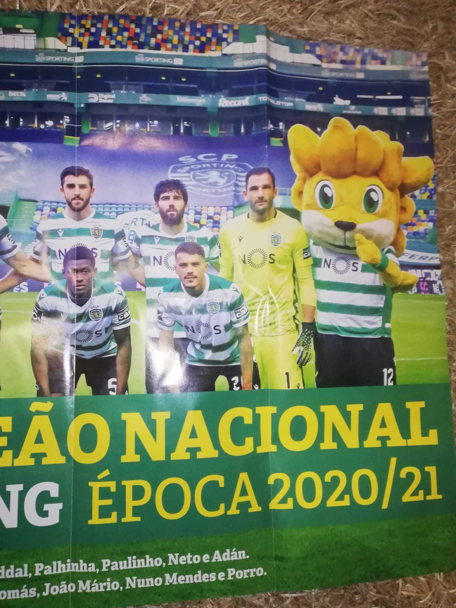 Poster gigante do Sporting campeão nacional