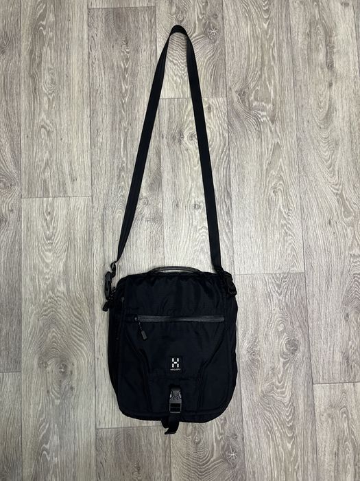 Винтажная Сумка Haglofs Хагловс Размер L Черная y2k drill opium vibe