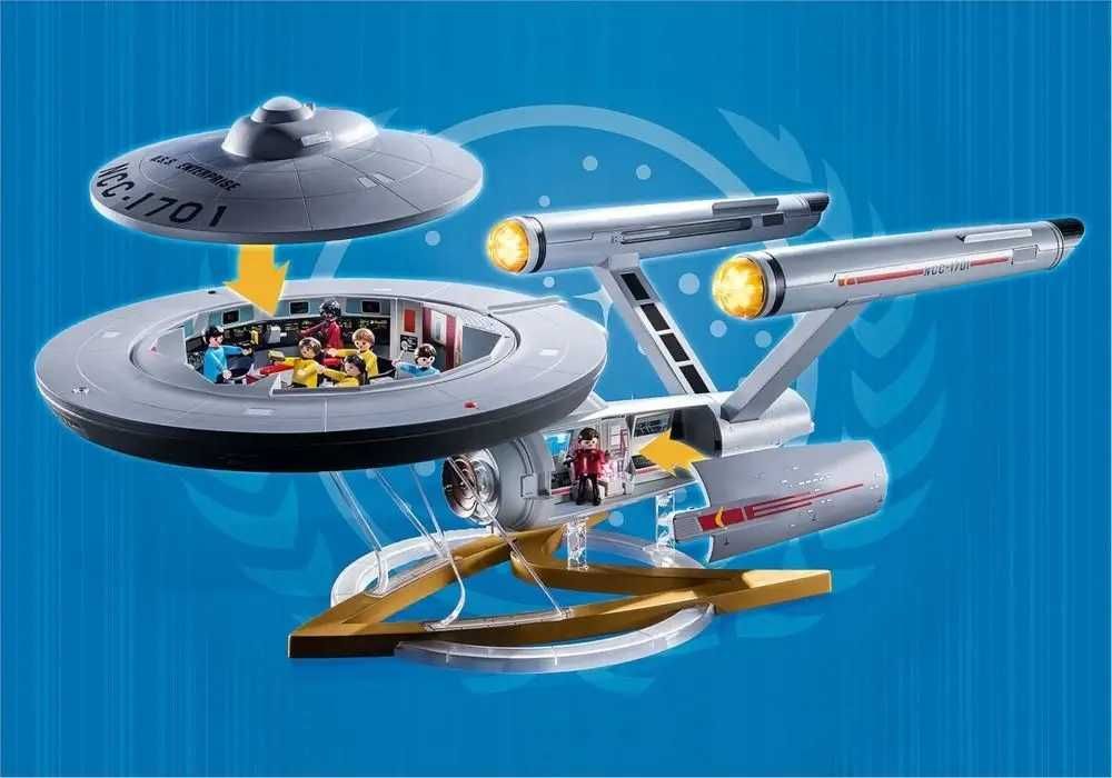 PLAYMOBIL Star Trek 70548 U.S.S. Enterprise NCC-1701, z aplikacją AR