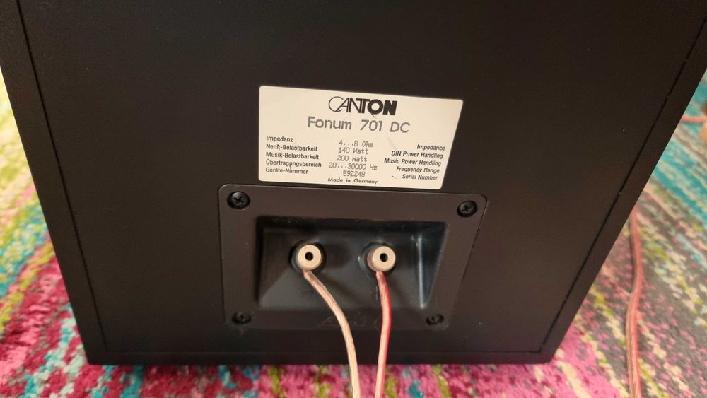 Kolumny Canton Fonum 701 DC - oryginalny perfekcyjny stan