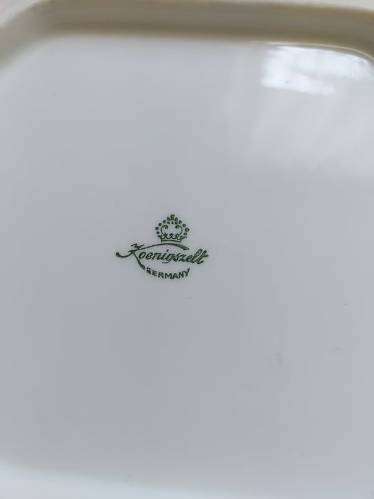 Talerz misa koenigszelt Stary porcelana