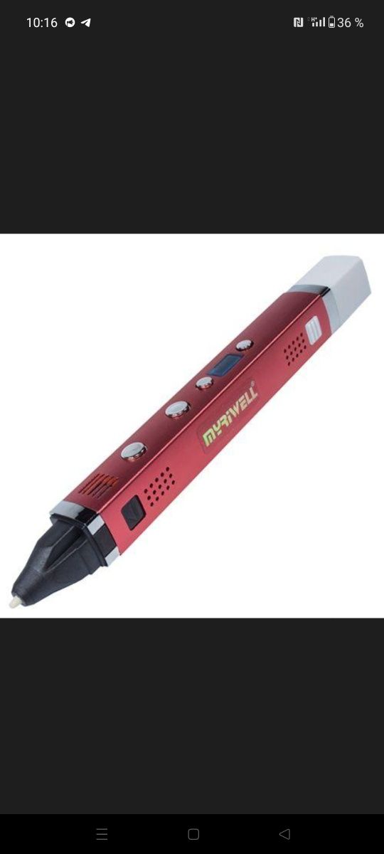 3D-Ручка Myriwell RP-100С (Red) [46595]