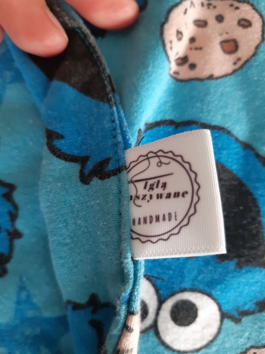 Czapka chusta ciasteczkowy potwór