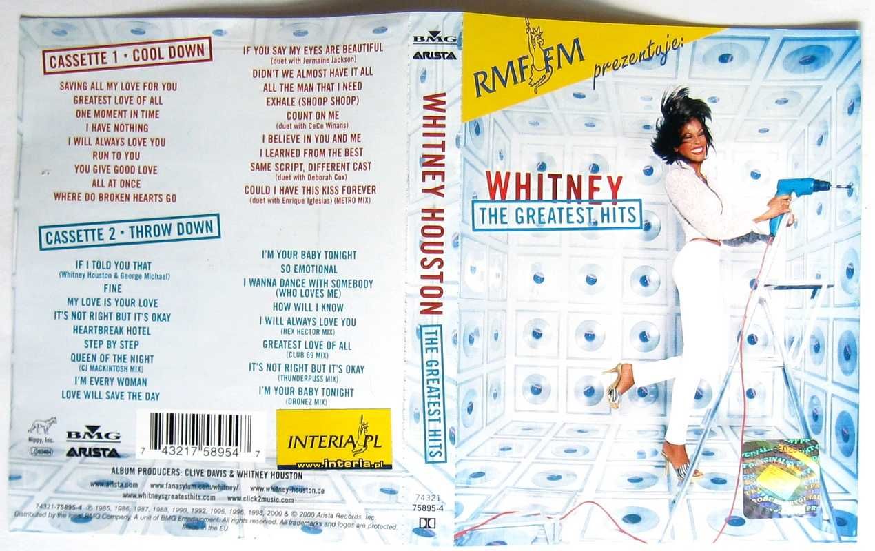 The Greatest Hits - Whitney Houston – 2 kasety audio