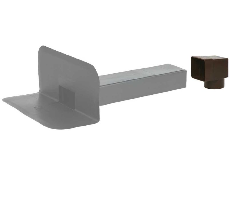 Boca descarga angular quadrada 10x10